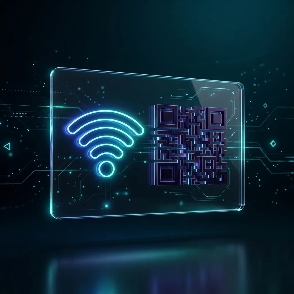 Secure Wi-Fi connection via QR Code
