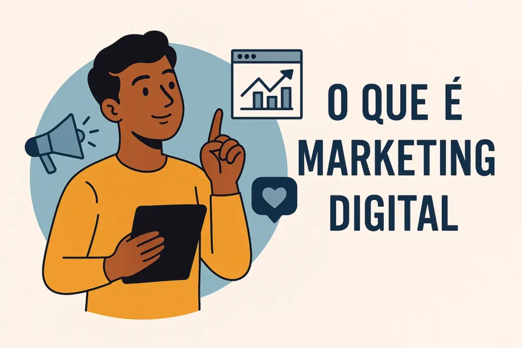 O que é marketing digital com exemplos visuais