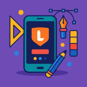 Ferramentas de aplicativo para criar logomarca