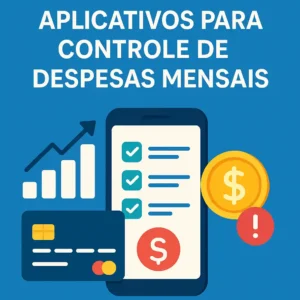 Aplicativos para organizar finanças pessoais com gráficos de desempenho e checklist