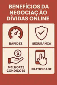 Benefícios da negociação de dívidas pela internet