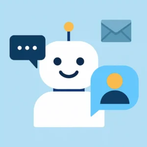 Chatbot interagindo com clientes no atendimento digital