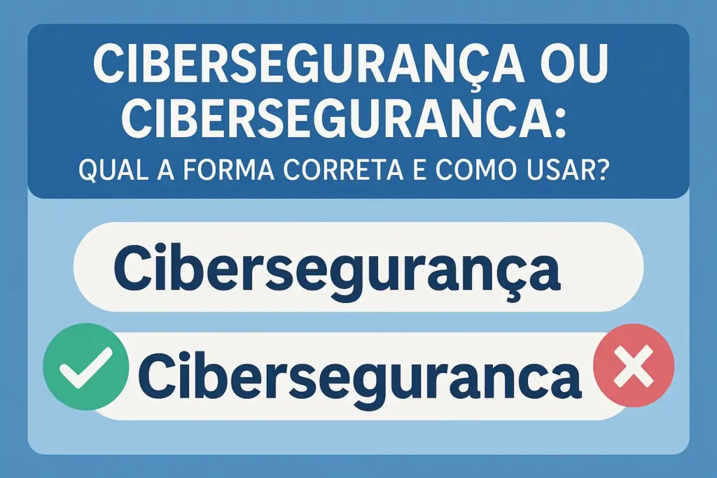 Cibersegurança ou Cibersegurança: Como Escrever o Termo Correto