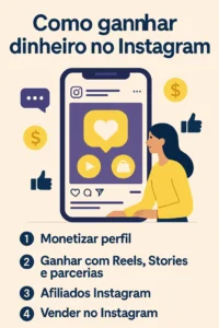 Mulher analisando métricas e vendendo pelo Instagram