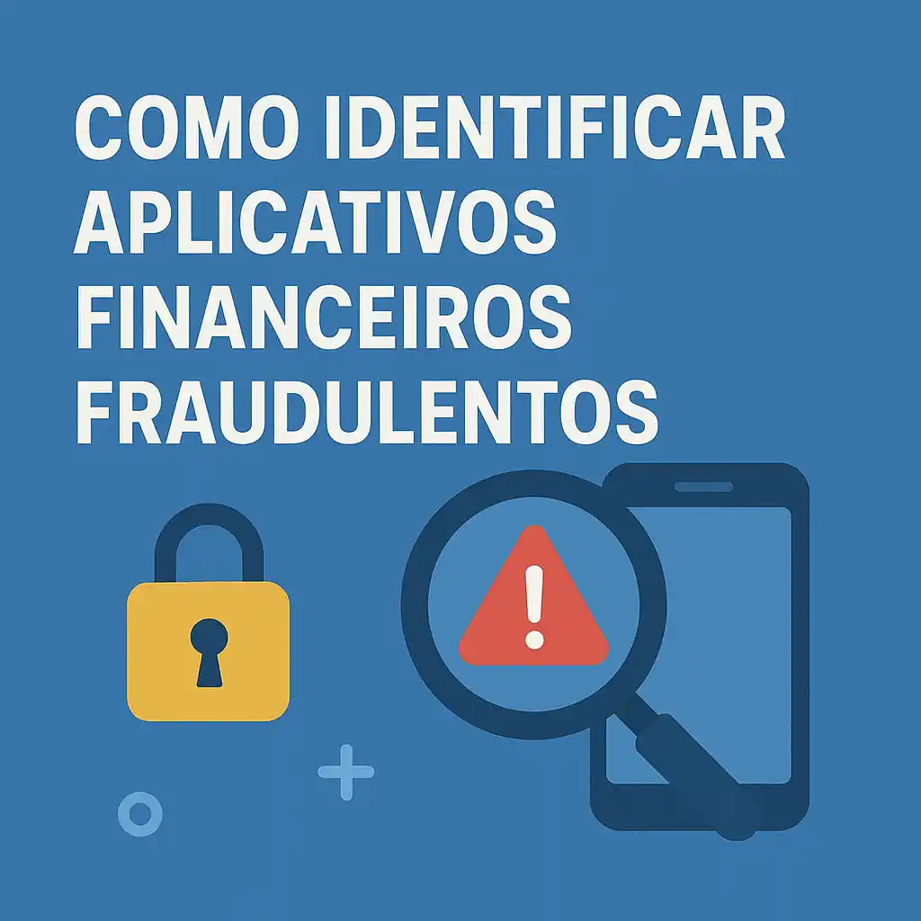 Como identificar aplicativos financeiros fraudulentos com ícones de alerta e segurança