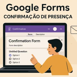 Tela do Google Forms sendo preenchida por participante