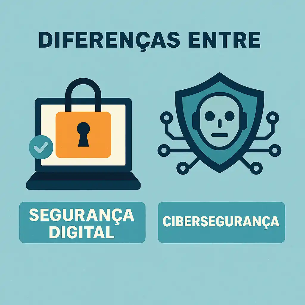 Diferença entre segurança digital e cibersegurança
