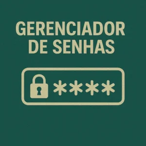 Cofre digital representando um gerenciador de senhas