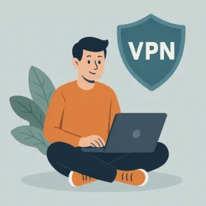 Usuário analisando opções para escolher a melhor VPN grátis