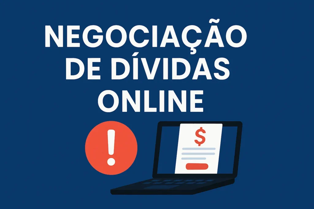 Negociação de dívidas online com segurança e praticidade