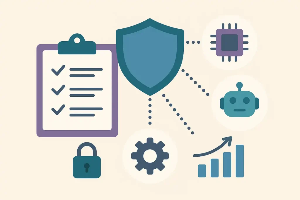 Conexões digitais entre bancos e APIs representando o Open Banking
