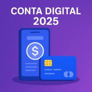 Interface com vários cartões virtuais ativos no aplicativo