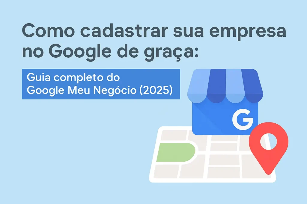 Cadastro de empresa no Google Meu Negócio via notebook