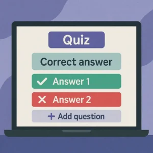 Kahoot analytics dashboard for quiz performance
