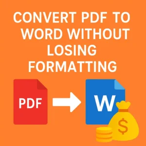 Convert PDF to Word without losing formatting – featured image