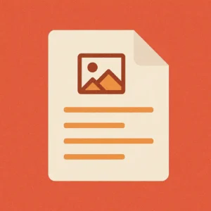 Stack of PDF and Word files floating with arrow icons