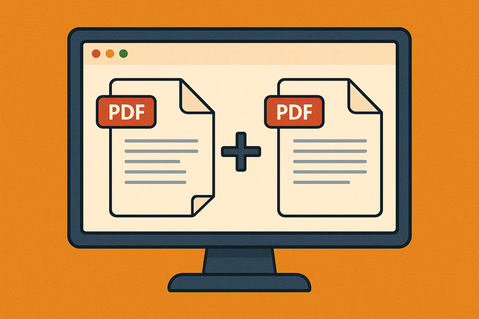 Juntar PDF grátis usando seta entre arquivos