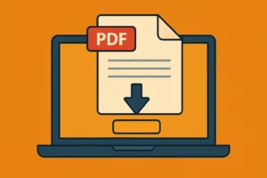 Merge PDF Online with symbolic file icons and addition signs