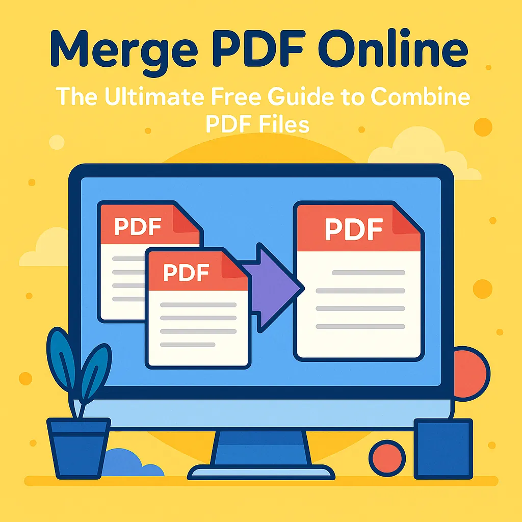 Merge PDF Online – main visual for the ultimate free guide